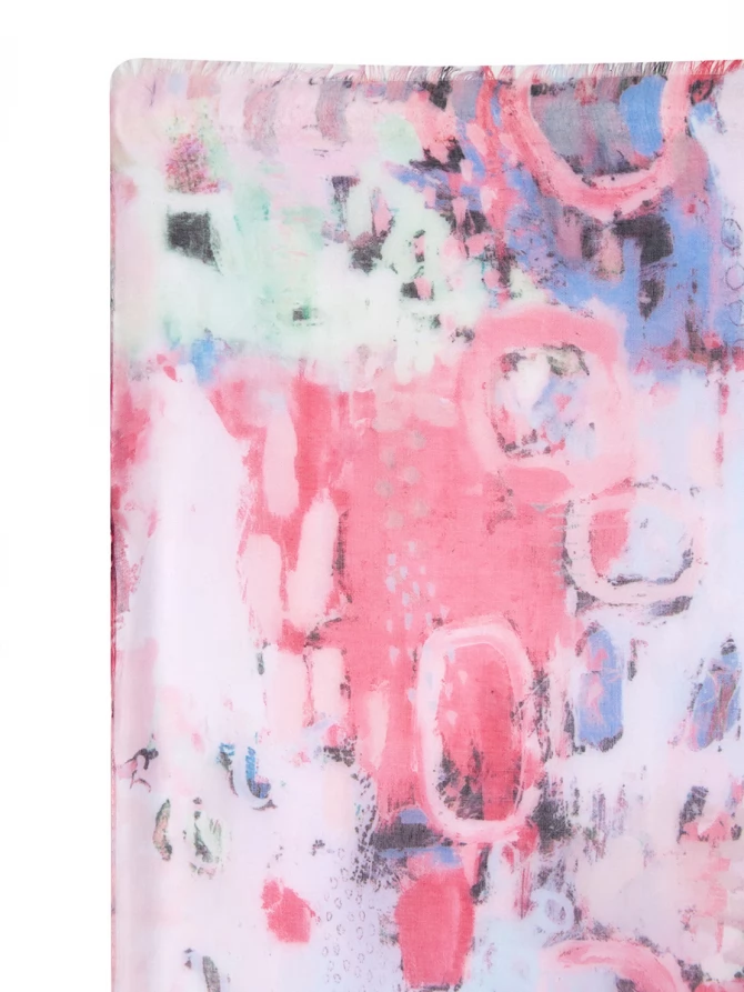 Палантин женский с авторским принтом KSH16-129-6