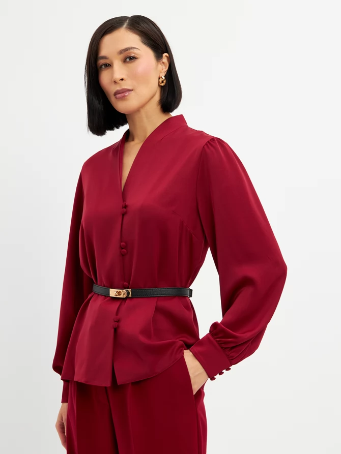 Блузка OD-735-17 бордовый