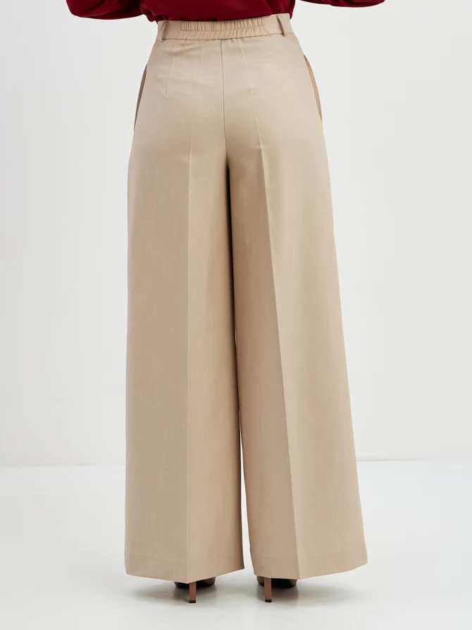 Брюки из костюмной ткани OD-922-3 бежевый