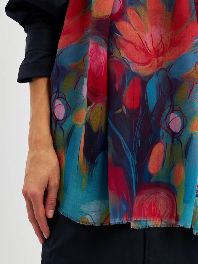 Палантин женский KSH25-1254-2