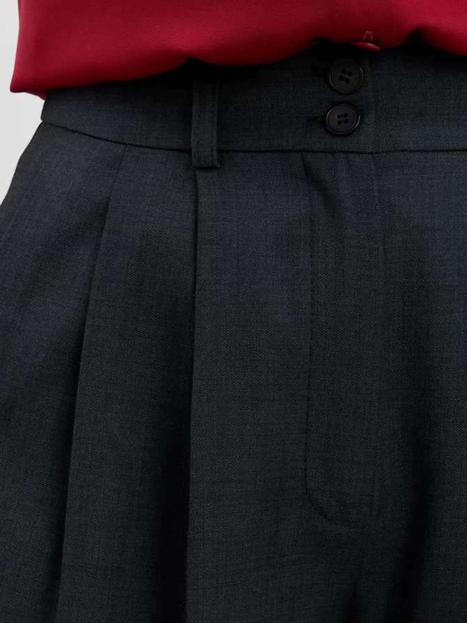 Брюкис 3-мя складками OD-1005-1 серый