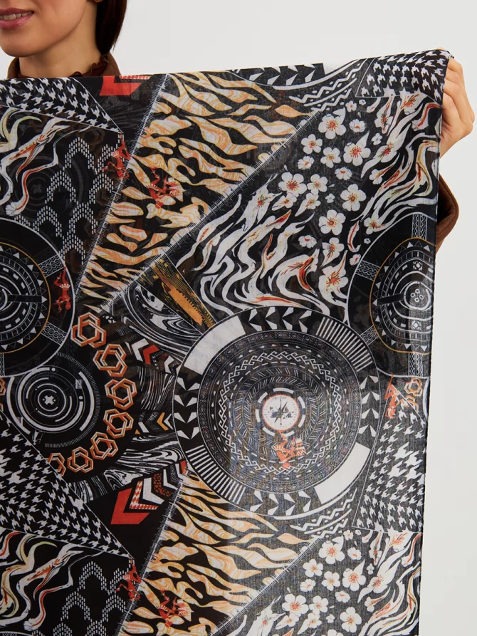 Палантин женский KSH25-K1253