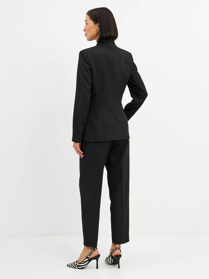 Жакет без воротника OD-876-1 черный