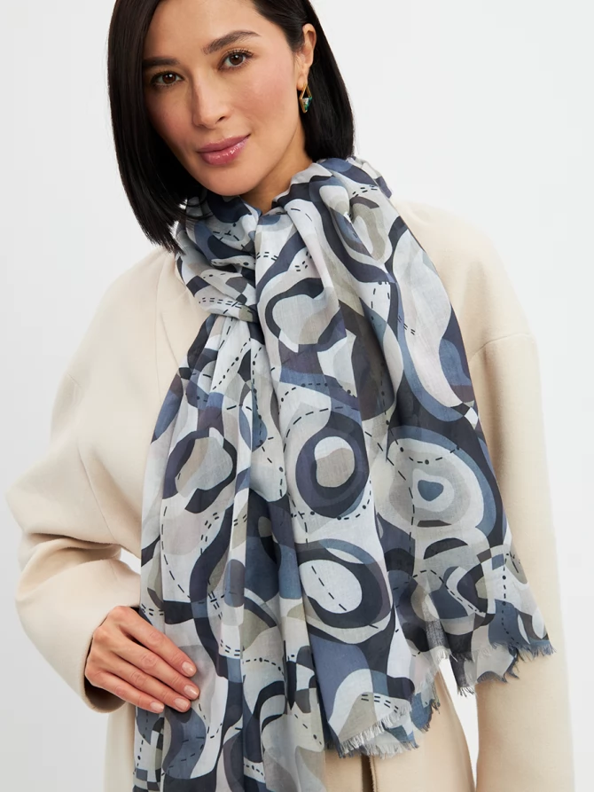 Палантин женский KSH25-K1259