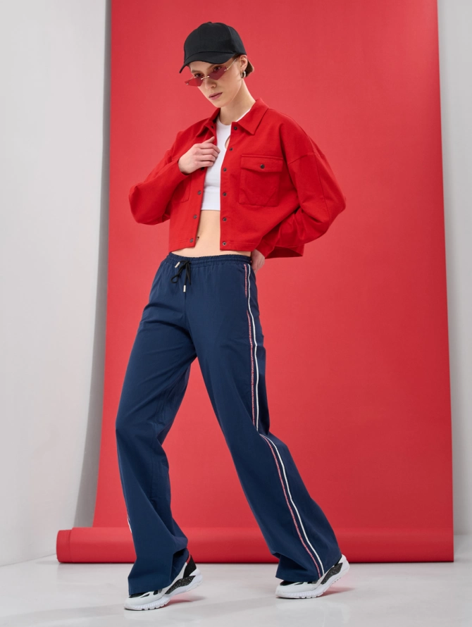 Брюки с тесьмой