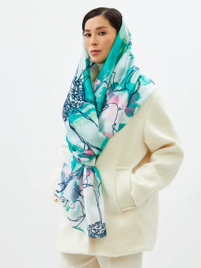 Палантин женский D2-1351-4