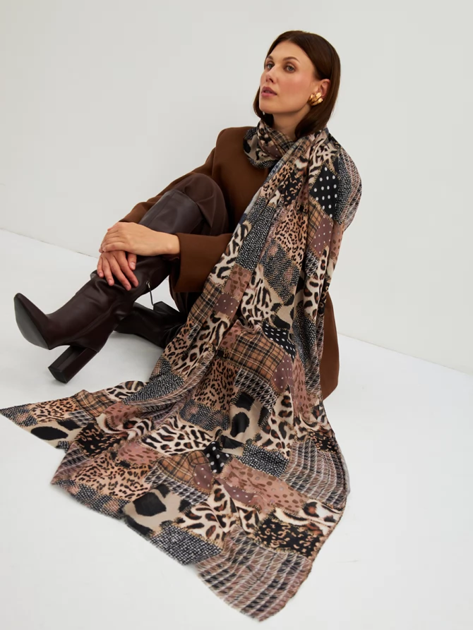 Палантин женский KSH25-K1255