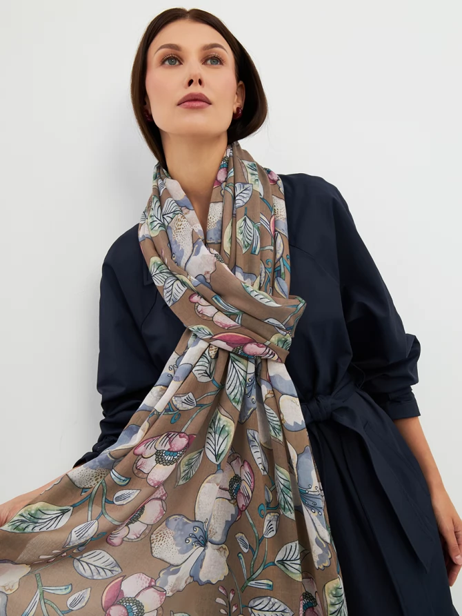 Палантин женский KSH25-K1258