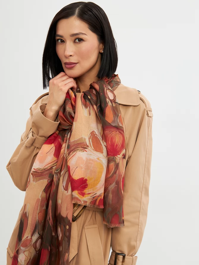 Палантин женский KSH25-1254-4