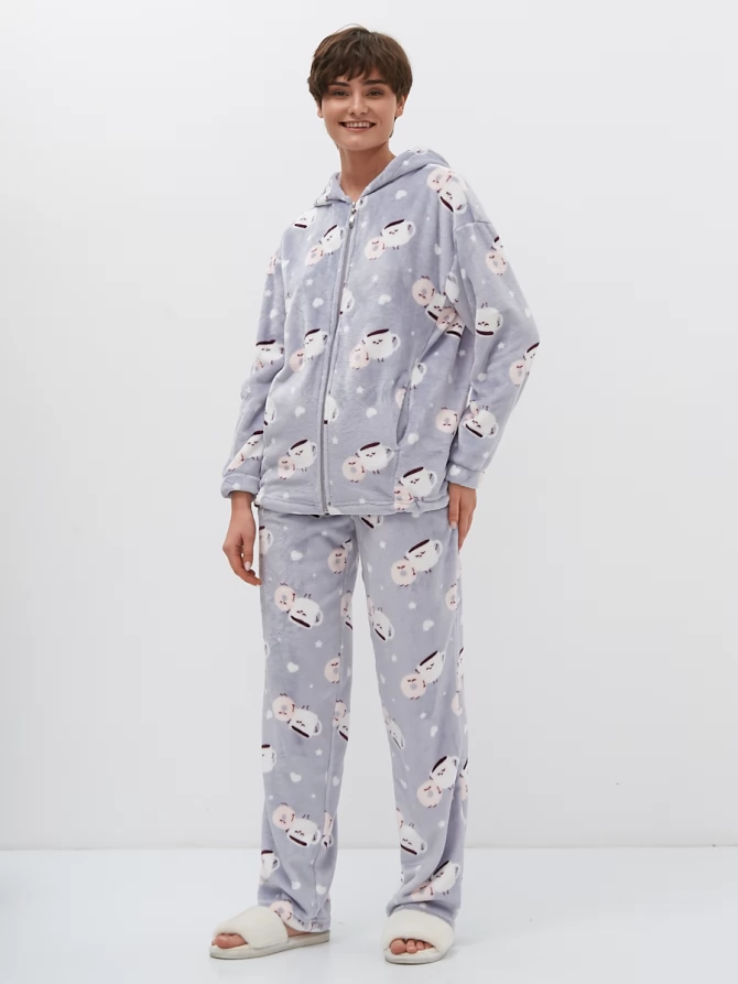 Брюки из плюша