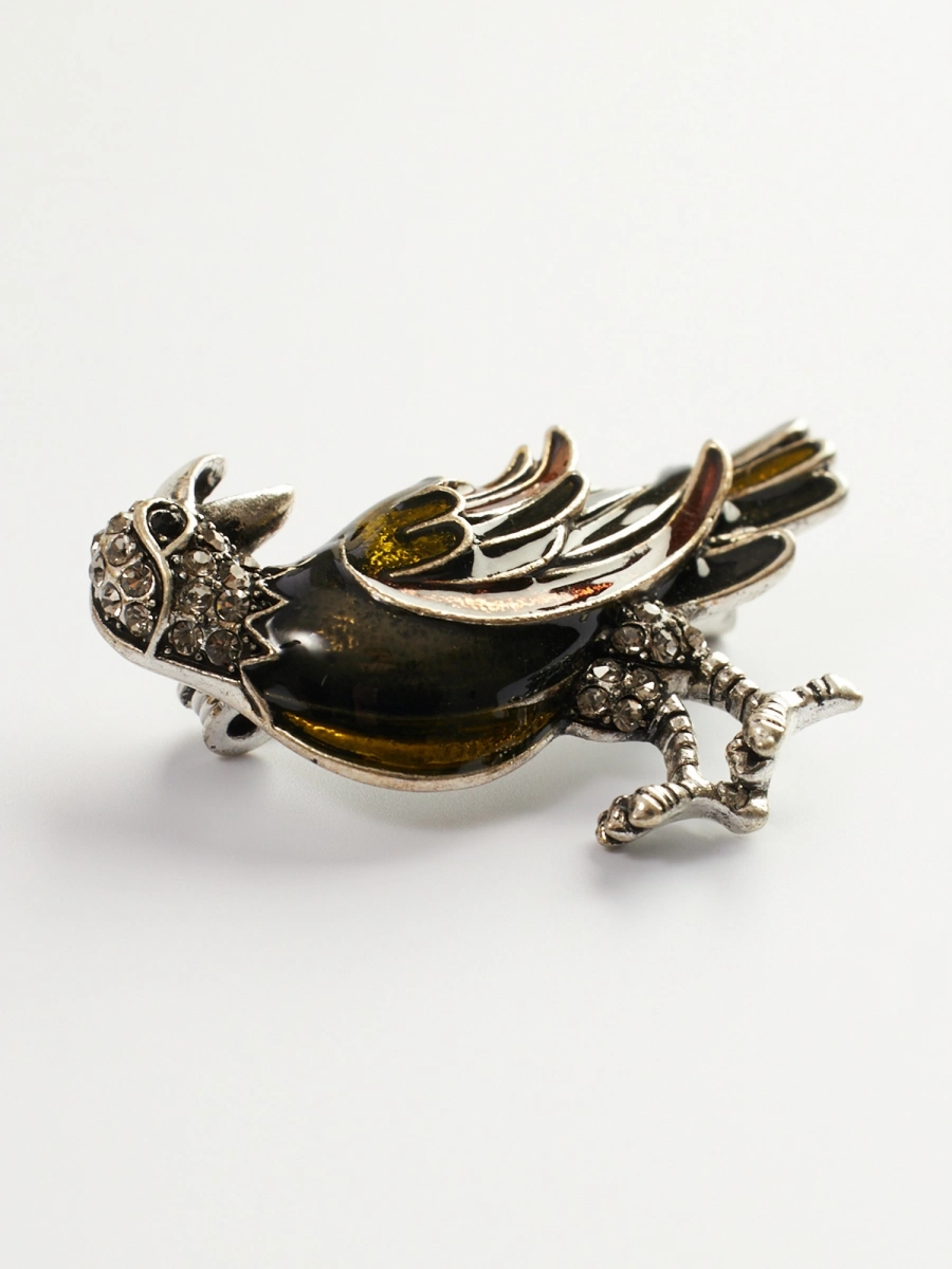Брошь птица B1063