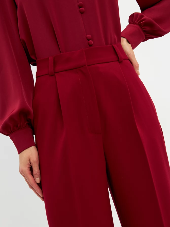 Брюки костюмка OD-825-4 бордо