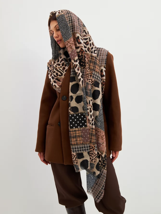 Палантин женский KSH25-K1255