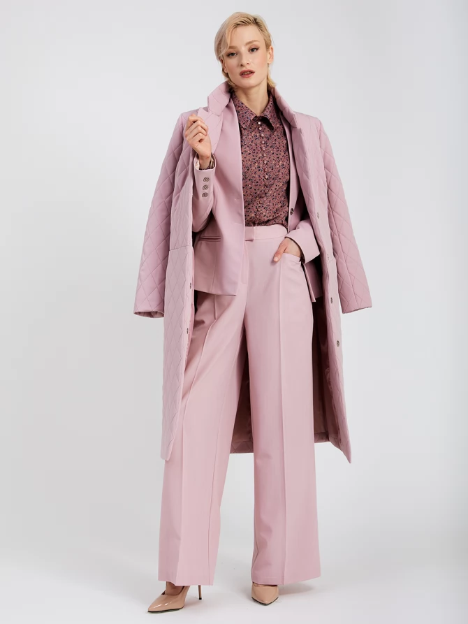 Пальто стеганое