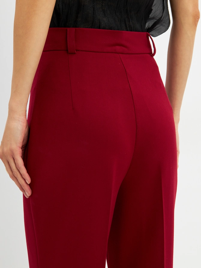 Брюки-клеш бордо OD-822-2