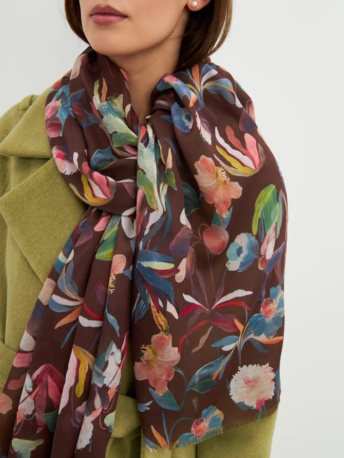 Палантин женский KSH25-1253-4