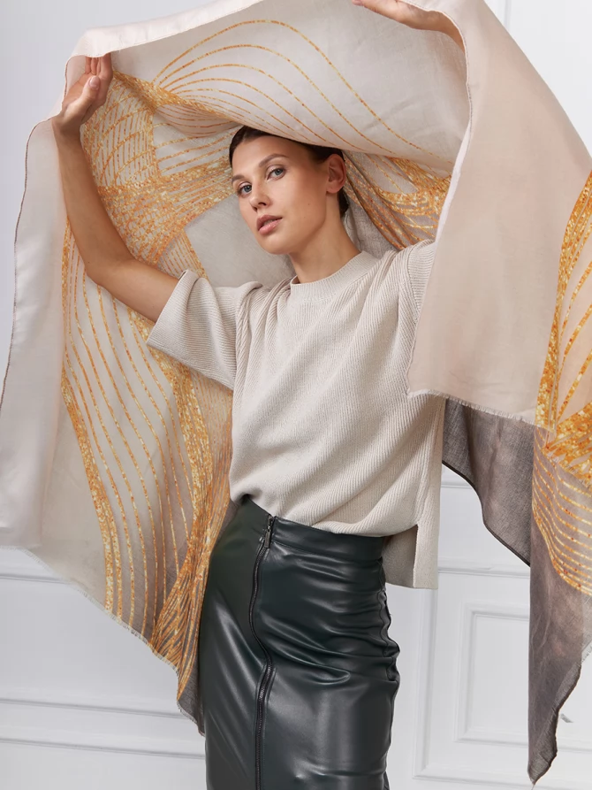 Палантин женский SHU4-105-4