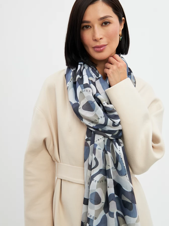 Палантин женский KSH25-K1259