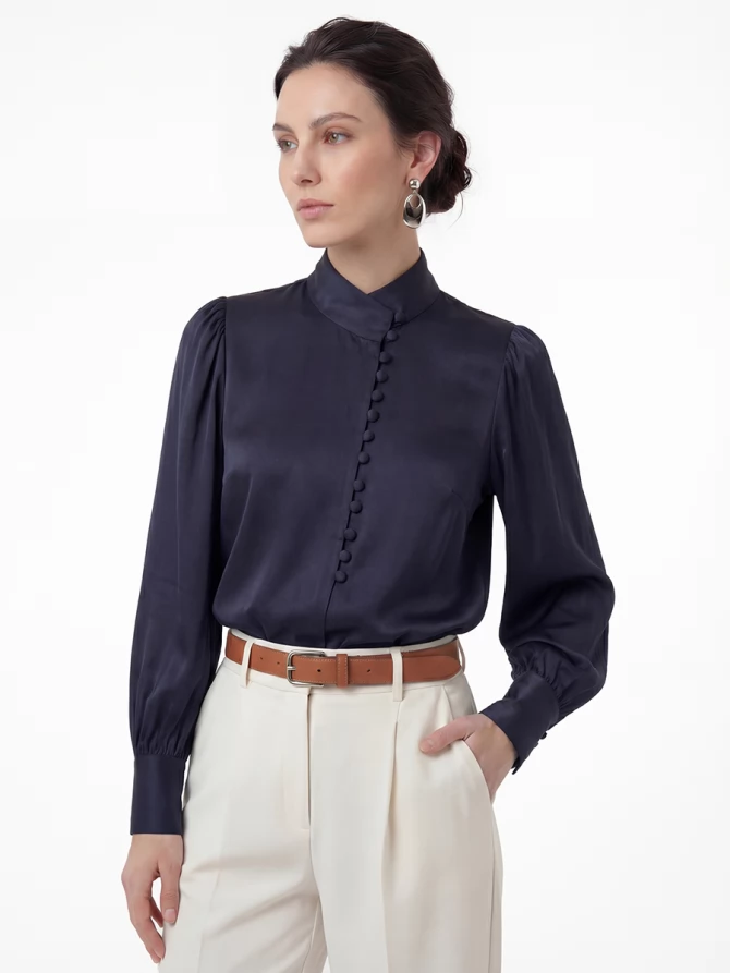 Блуза-косоворотка много пуговиц OD-550-11