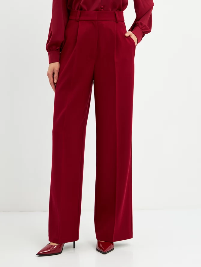 Брюки костюмка OD-825-4 бордо