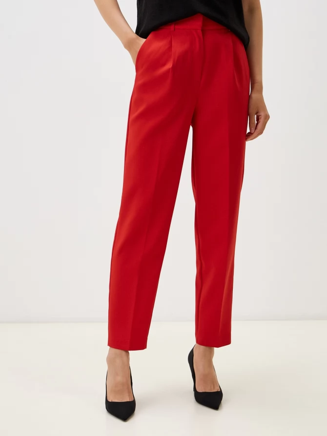 Брюки укороченные OD-877-4 бордо