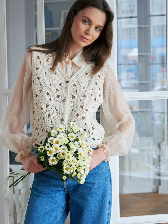 Жилет OD-001-1 вязаный