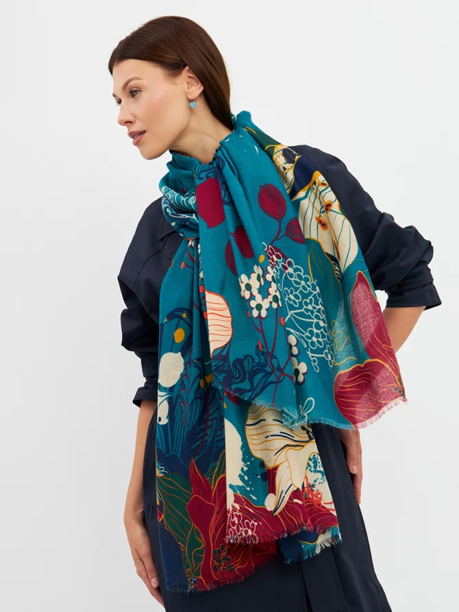 Палантин женский SHU25-10-2