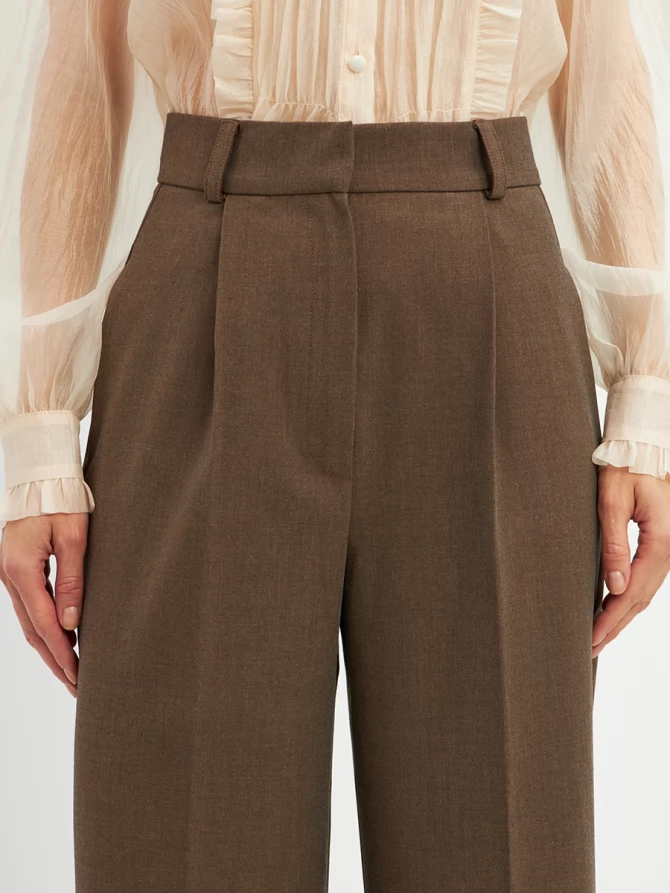 Брюки костюмка OD-825-1 коричневый