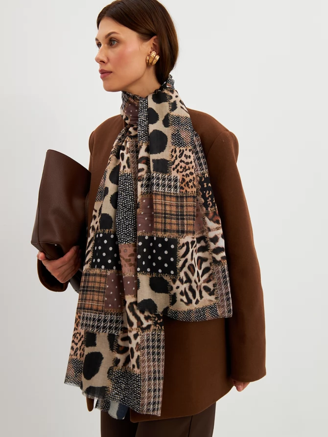 Палантин женский KSH25-K1255