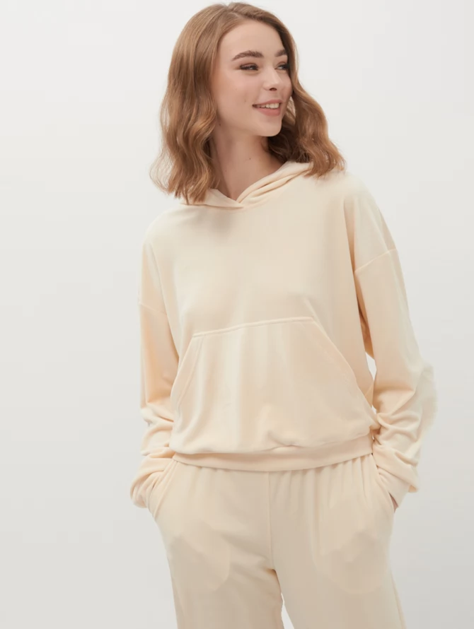 Худи из велюра