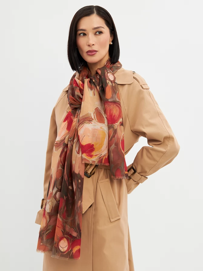 Палантин женский KSH25-1254-4