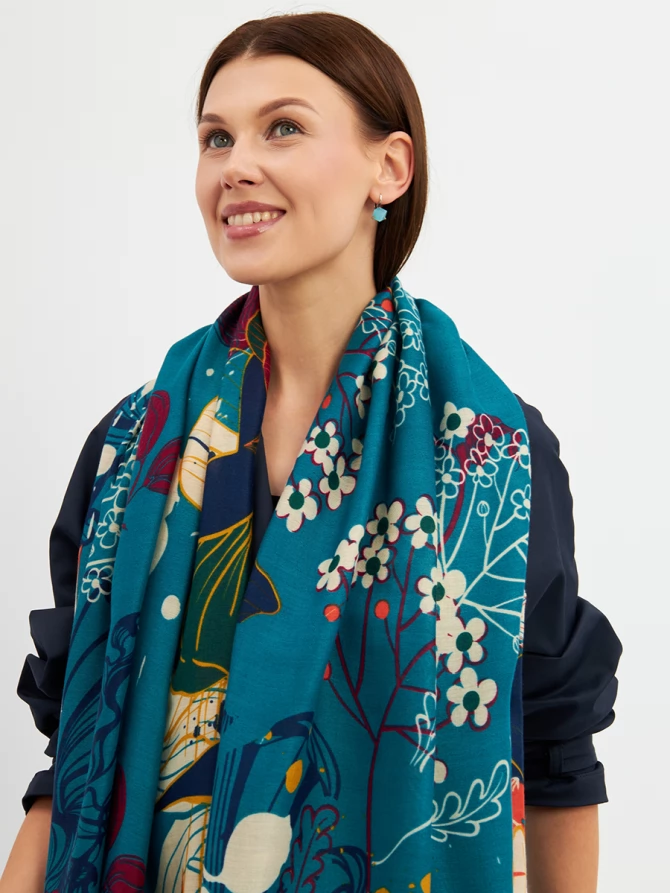 Палантин женский SHU25-10-2