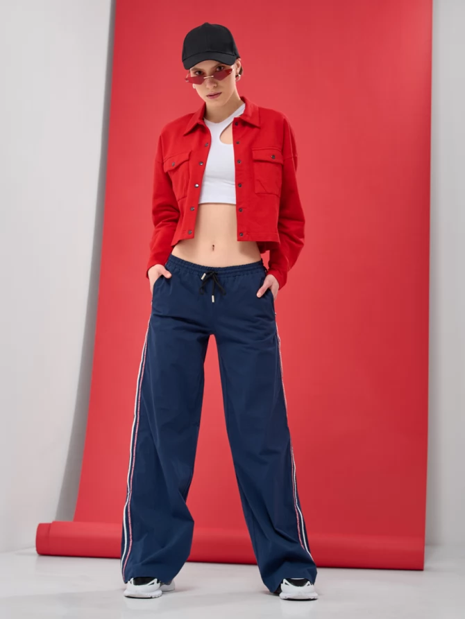 Брюки с тесьмой