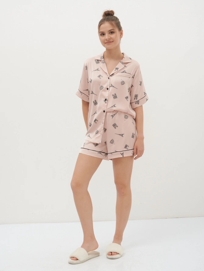 Шорты из армани-шелка