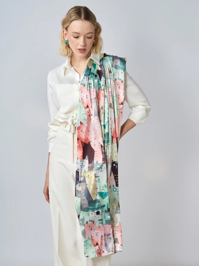 Палантин женский KSH16-145-3