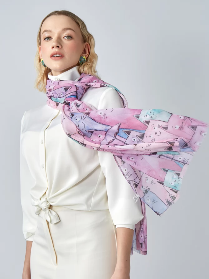 Палантин женский KSH16-128-2