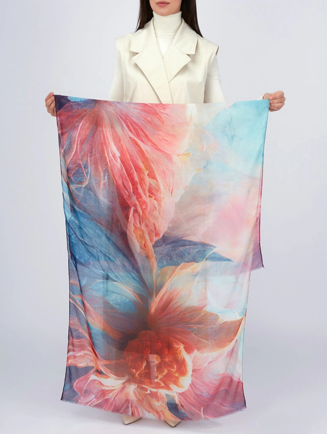 Палантин с принтом Арт-Деко