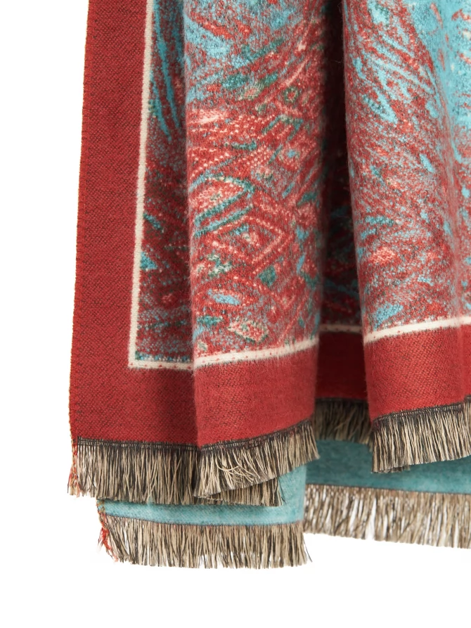 Палантин женский с абстрактным принтом