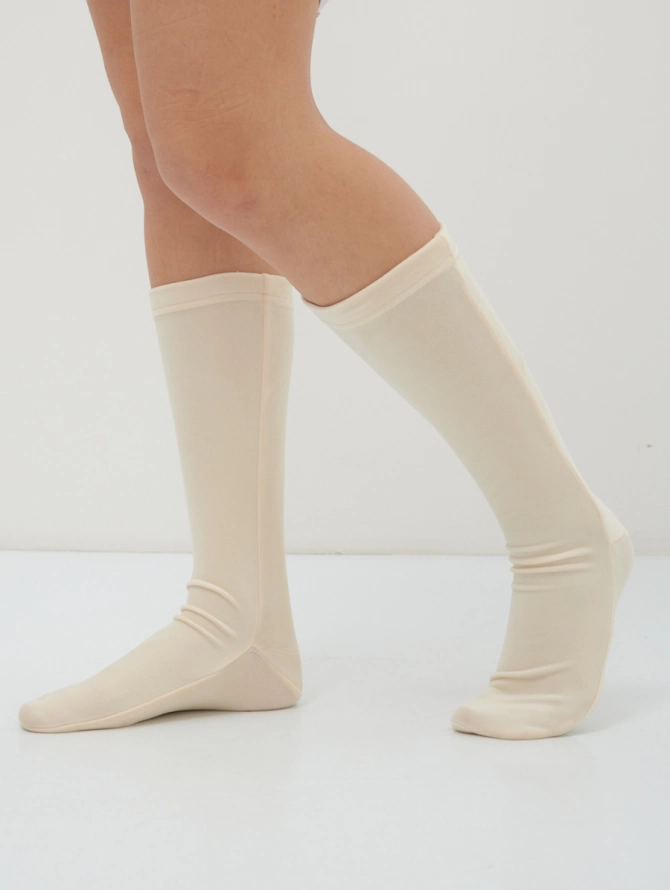 Носки женские велюровые высокие