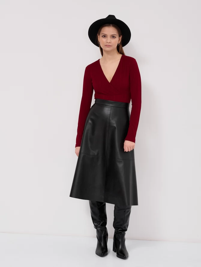 Боди в рубчик