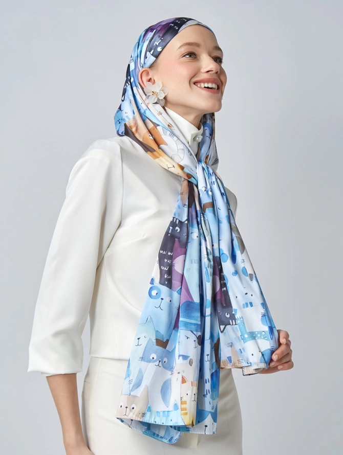 Палантин женский KSH16-145-2