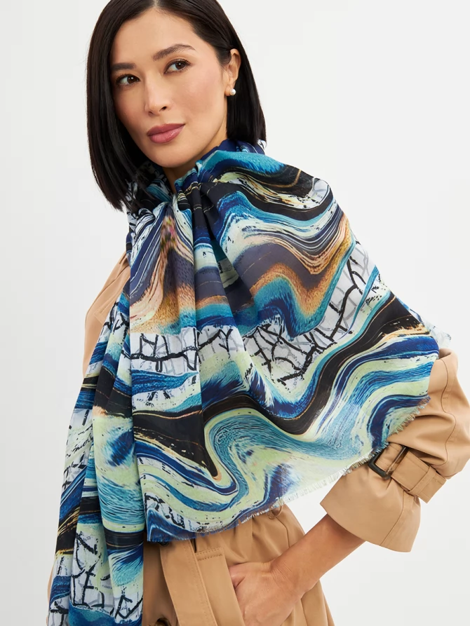 Палантин женский KSH25-K125