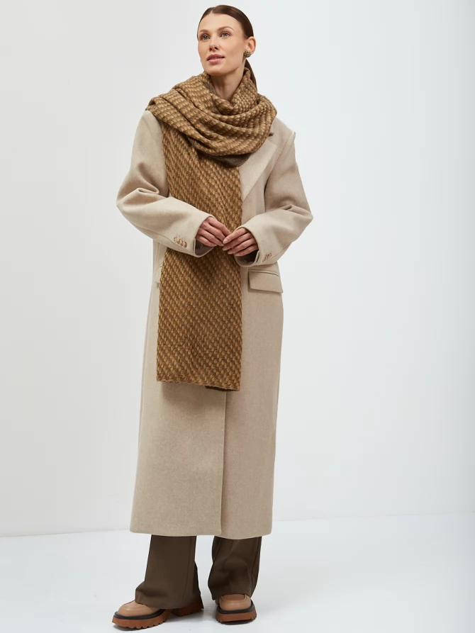 Палантин двусторонний с бахромой RH-135-1