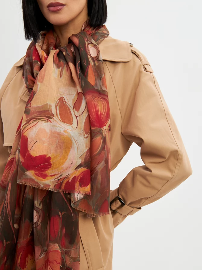 Палантин женский KSH25-1254-4