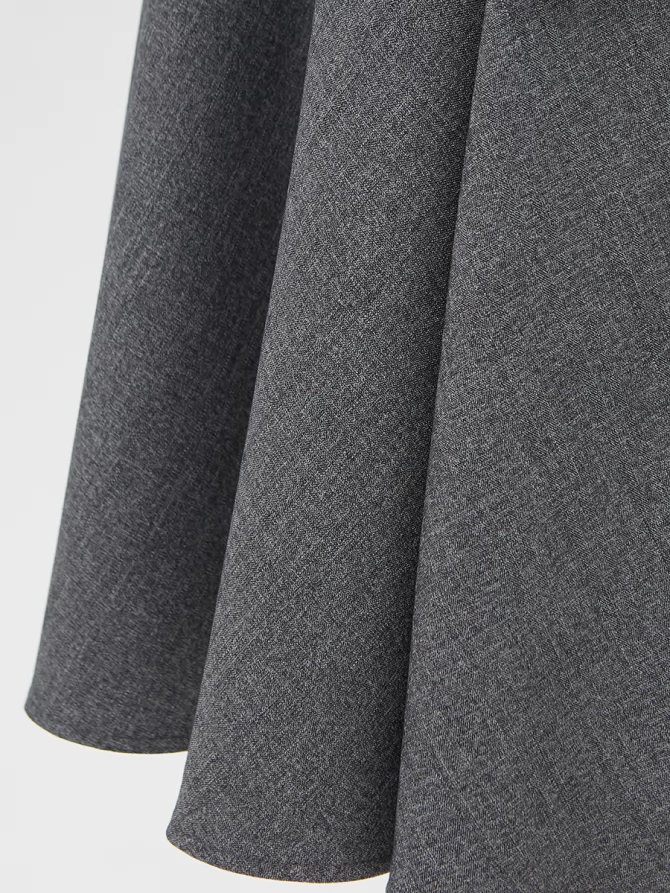 Платье с воротником стойка OD-885-1 темно-серый