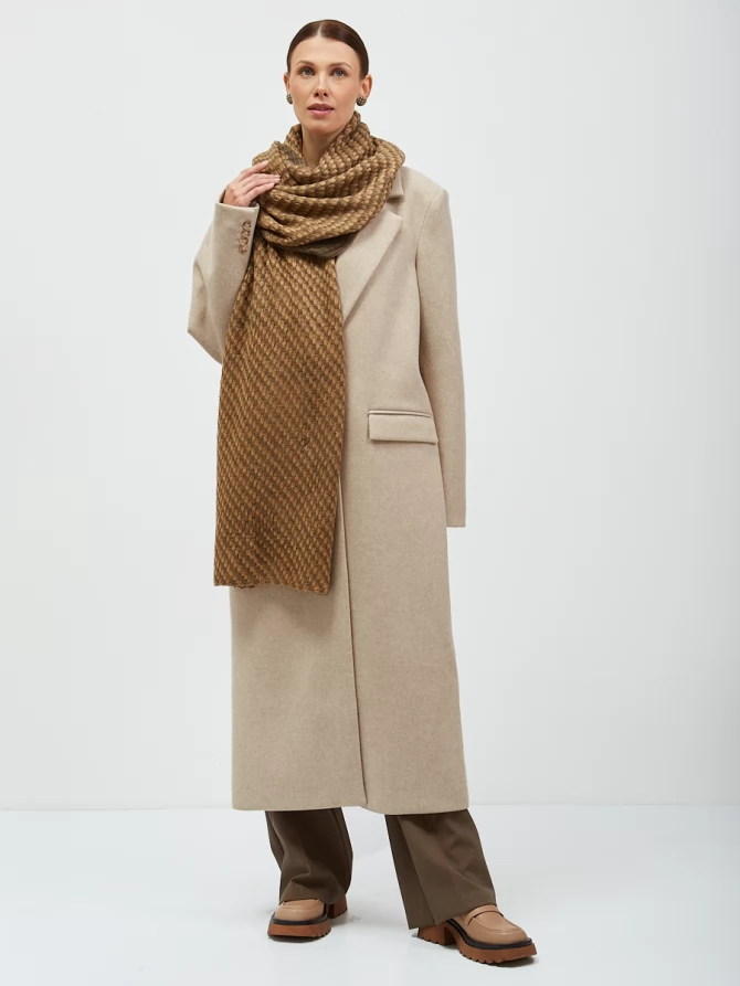 Палантин двусторонний с бахромой RH-135-1