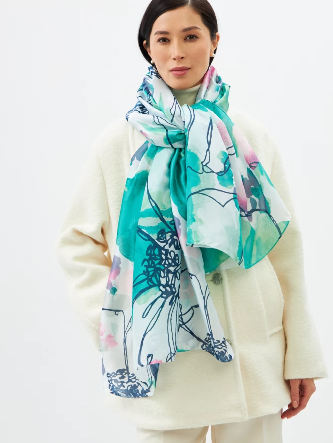 Палантин женский D2-1351-4