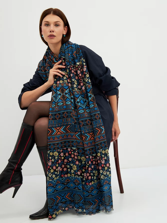 Палантин женский KSH25-K1252