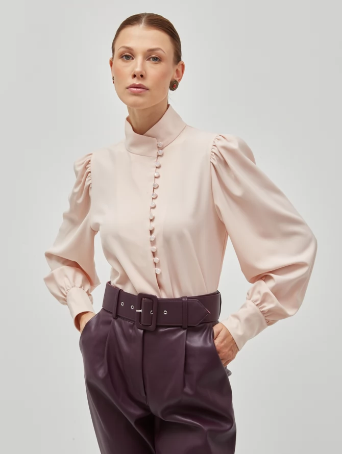 Блуза-косоворотка много пуговиц OD-550-10