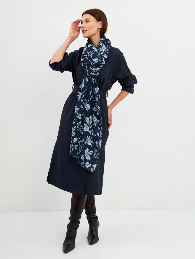 Палантин женский с принтом